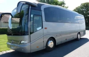 Luxury 34-seater coach available for rent in Paris