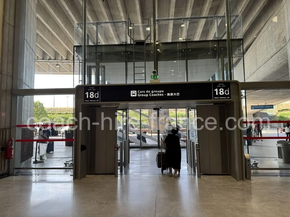 Gate 18 D at CDG airport Terminal 1